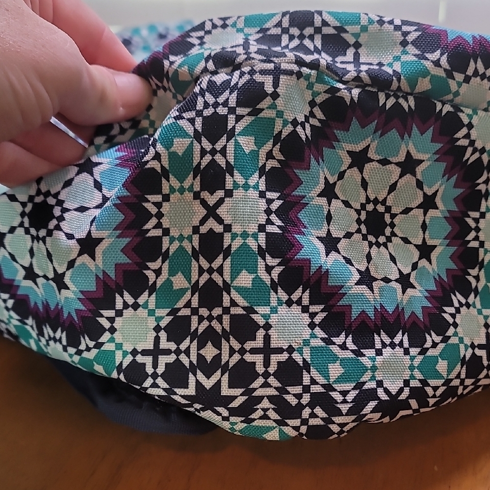 Blue Patterned Backpack - Picture 9 of 11